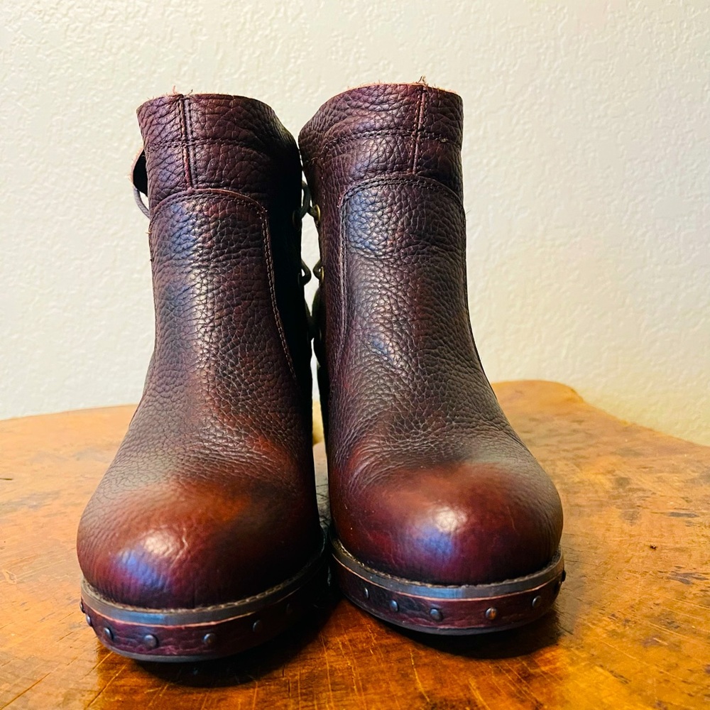 C.A.T Women’s Dark Burgundy Booties
Size : 9